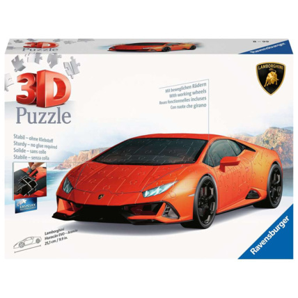 Avis Puzzle Lamborghini Huracán EVO - orange - de 8 ans RAVENSBURGER 1