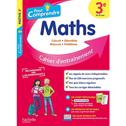 Avis Pour Comprendre Maths 3E Hachette Éducation 1