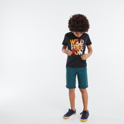 Avis T-shirt à visuel monde animal gris garçon OKAIDI 1