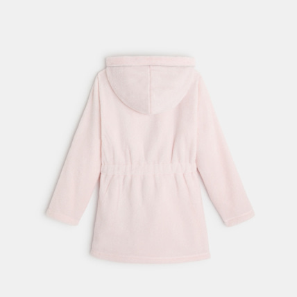 Avis Peignoir à capuche en sherpa ultra-doux rose fille OKAIDI 3