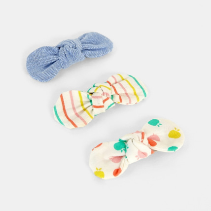 Avis Barrettes nœud papillon (lot de 3) jaune fille OKAIDI 1