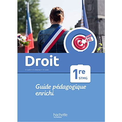 Avis Objectif Bac Droit 1re STMG - Guide pédagogique - Ed. 2022 Hachette Éducation 1