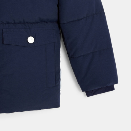 Avis Blouson anti-froid à capuche bleu garçon OKAIDI 5