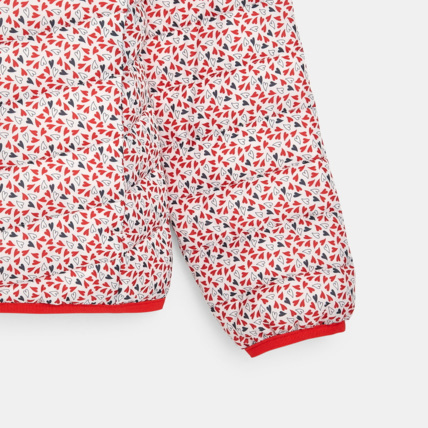 Avis Doudoune à capuche motif petits cœurs blanche fille OKAIDI 5