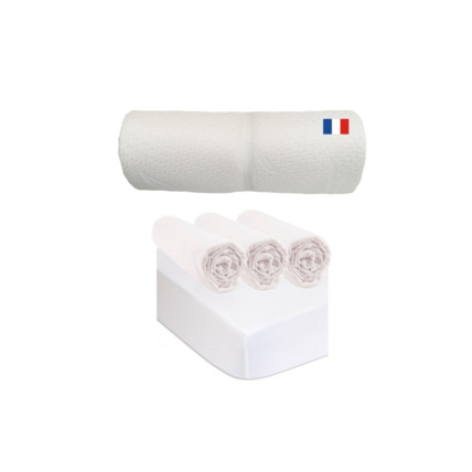 Avis Matelas de voyage 60x120 + 3 draps-housses coton + 2 alèses EASY DORT 1