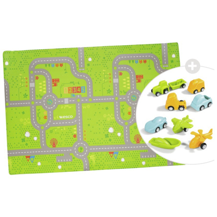 Avis Tapis tout terrain avec 9 véhicules éco-responsables Wesco 1