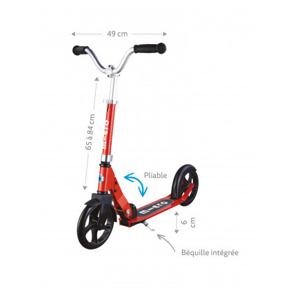 Avis Trottinette grande roue Cruiser Néochrome LED Micro Mobility 2