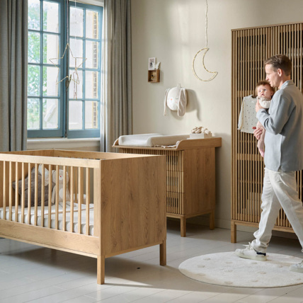 Avis Chambre Bébé Japandi 3 Éléments - Lit Bébé, Commode Et Armoire Petite Amélie 7