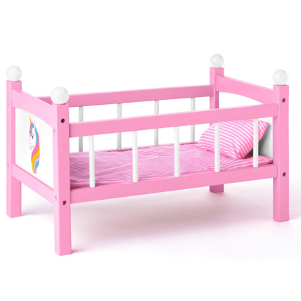 Avis Lit de poupée avec parure de lit DREAM WOODY 2