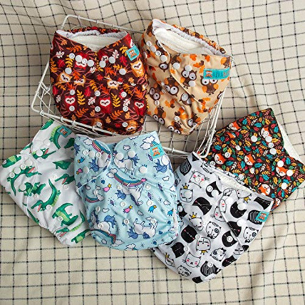 Avis Lot de 6 couches lavables ALVABABY 6