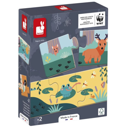 Avis Puzzle Animaux Les Empreintes WWF JANOD 1