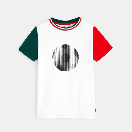 Avis T-shirt spécial fan de foot vert garçon OKAIDI 1