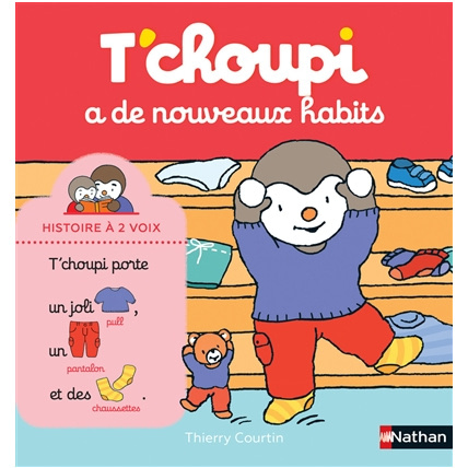 Avis Livre T'choupi a de nouveaux habits NATHAN 1