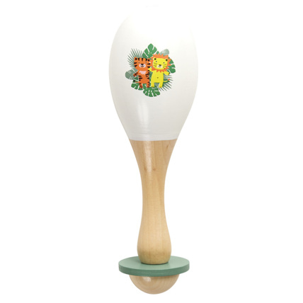 Avis Grande maraca en bois - Happy wild Prémaman 1