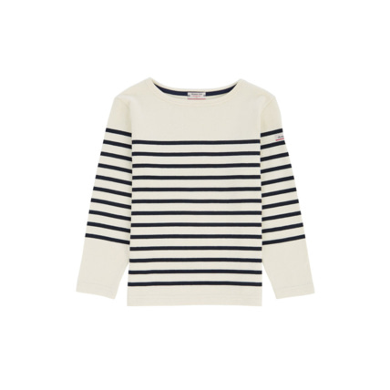 Avis Marinière DRISSE Kids - coton rustique - Nature/Rich Navy ARMOR-LUX 1