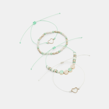 Avis Bracelets fantaisie (lot de 4) jaune fille OKAIDI 1
