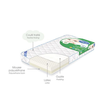 Avis Matelas bébé duo latex P'TIT LIT 1