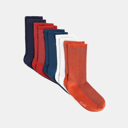 Avis Chaussettes unies (lot de 5) rouges garçon OKAIDI 1