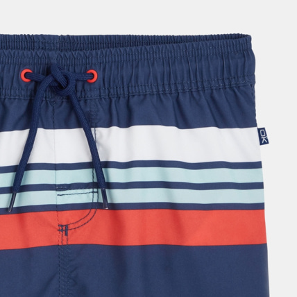 Avis Short de bain rayé bleu garçon OKAIDI 3