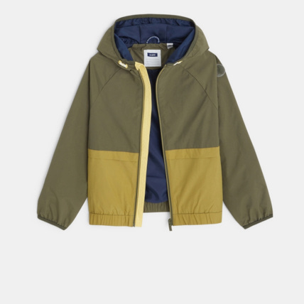 Avis Blouson déperlant à capuche vert garçon OKAIDI 2