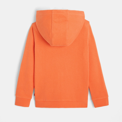 Avis Sweat zippé à capuche en molleton chiné orange garçon OKAIDI 4