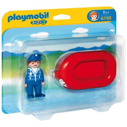 Avis Playmobil 1.2.3 - Vacancier avec bateau PLAYMOBIL 1