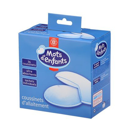 Avis Coussinets d'allaitement ultra-absorbants Mots d'enfants 1