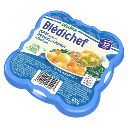 Avis BLEDICHEF Purée onctueuse, épinards et saumon du Pacifique  Blédina 3