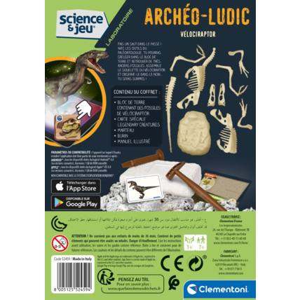 Avis Archéo Ludic - Vélociraptor Clementoni 3