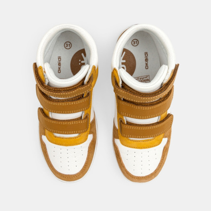 Avis Baskets street montantes jaunes garçon OKAIDI 2