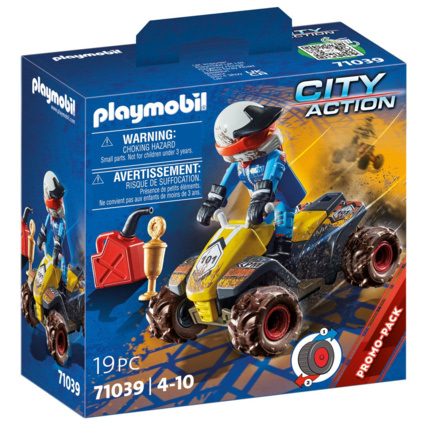 Avis Pilote et quad City Action PLAYMOBIL 1