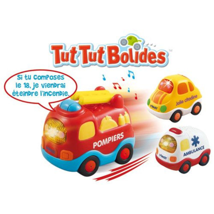 Avis Tut tut bolides - coffret trio Véhicules parlants VTech 1