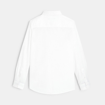 Avis Chemise unie blanche garçon OKAIDI 2