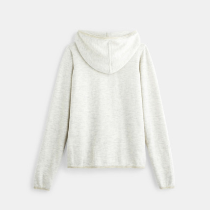 Avis Gilet zippé à capuche gris fille OKAIDI 2