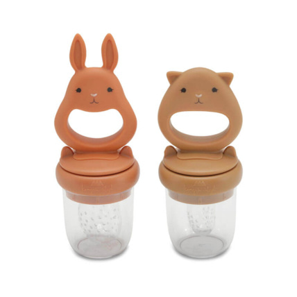 Avis Lot de deux grignoteuses en silicone Konges Sløjd 1