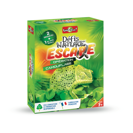 Avis Jeu éducatif Défis Nature Escape - Opération Camouflage BIOVIVA 1