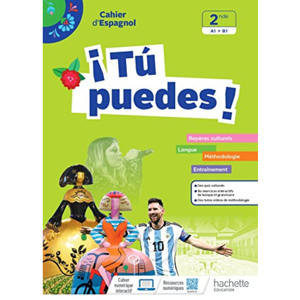 Avis ¡Tú Puedes! - Espagnol 2de - Cahier élève - Ed. 2023 Hachette Éducation 1