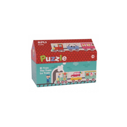 Avis Puzzle maisonnette Train Apli Kids 1