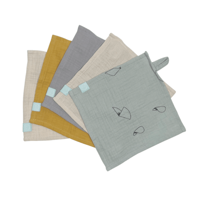 Avis Set de 5 carrés de coton Najell 1