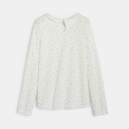 Avis T-shirt col Claudine blanc fille OKAIDI 2