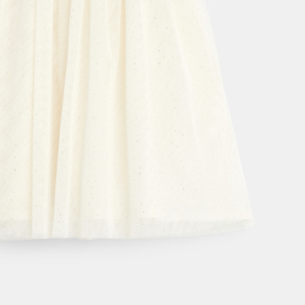 Avis Robe en velours maille pailletée blanche fille OKAIDI 5