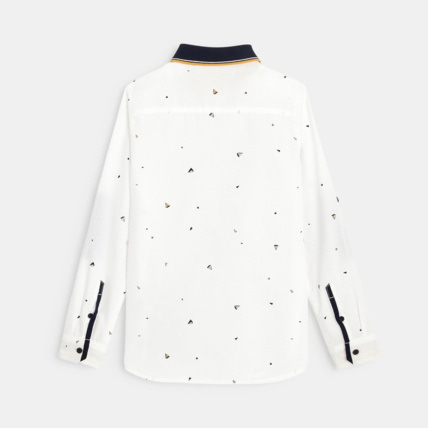 Avis Chemise à petits motifs bleue garçon OKAIDI 2