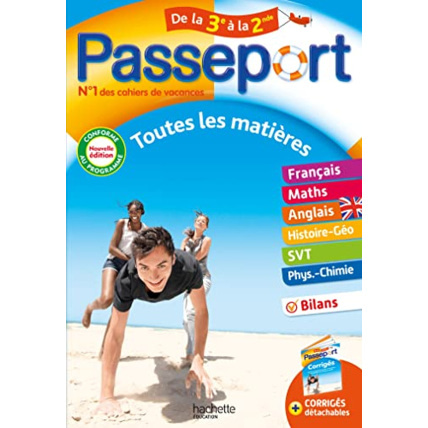 Avis Passeport Toutes les matières De la 3e à la 2nde - Cahier de vacances 2023 Hachette Éducation 1