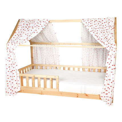Avis Set double ciel de lit cabane en gaze de coton Sevira Kids 8