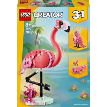 Avis Animaux sauvages - le flamant rose Creator 3-en-1 LEGO 1