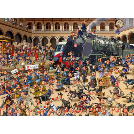 Avis Puzzle François Ruyer - Station de Train en France BLUEBIRD PUZZLE 1