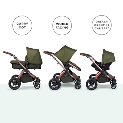 Avis Poussette Trio Stomp V4 avec base isofix et siège auto Galaxy Ickle Bubba 4
