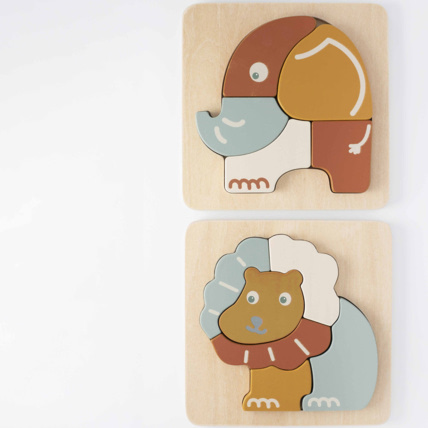 Avis Lot de 2 puzzles bébé bois Trois Kilos Sept 1
