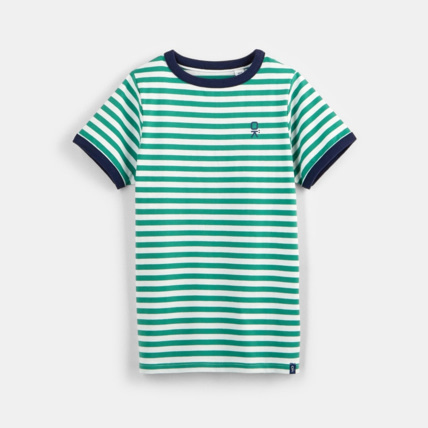 Avis T-shirt rayé vert garçon OKAIDI 1