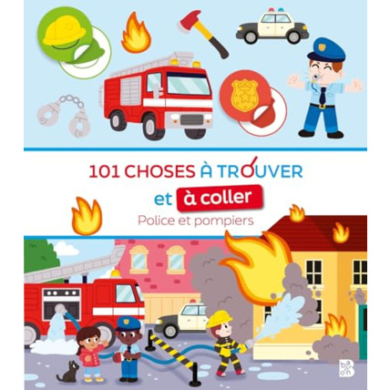 Avis 101 choses à trouver et à coller : Police et pompiers BALLON 1